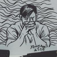 Free-Hand Drawing - Daily Mood - Pen